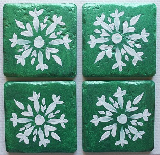 Tile coasters 3